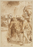 K II 016
<br/>
Graflegging van Christus
<br/>
<em>Cambiaso, Luca (1527-1585) - kopie naar</em>